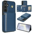 thumbnail image 1 of Crossbody Wallet Case Compatible for Samsung Galaxy A54 5G, Folio Card Holder PU Leather Magnetic Clasp Shoulder Strap Purse Phone Case for Samsung Galaxy A54 5G Protective Cover, Blue, 1 of 10