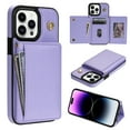 thumbnail image 1 of Crossbody Wallet Case Compatible for iPhone 12 Pro Max, Folio Card Holder PU Leather Magnetic Clasp Shoulder Strap Purse Phone Case for iPhone 12 Pro Max Protective Cover, Purple, 1 of 11