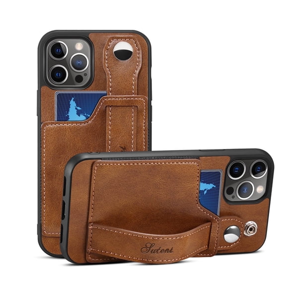 Crossbody Wallet Case Leather with Hand Strap Holder for iPhone 13,iPhone 13 pro,iPhone 13 pro max,iPhone 13 mini Case,Kickstand,Vertical plug-in card