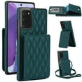 thumbnail image 1 of Crossbody Wallet Case for Samsung Galaxy Note 20, Purse Magnetic Clasp RFID Blocking Card Holder, PU Leather Flip Kickstand Shockproof Protective Cover for Galaxy Note 20, Green, 1 of 8