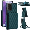 thumbnail image 1 of Crossbody Wallet Case for Samsung Galaxy Note 20, RFID Blocking Protective Purse Case Cover with Card Holder Kickstand Shoulder Strap Lanyard Magnetic Closure for Samsung Galaxy Note 20, Green, 1 of 8