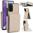 thumbnail image 1 of Crossbody Wallet Case for Samsung Galaxy Note 20, RFID Blocking Protective Purse Case Cover with Card Holder Kickstand Shoulder Strap Lanyard Magnetic Closure for Samsung Galaxy Note 20, Apricot, 1 of 7