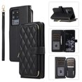 thumbnail image 1 of Crossbody Wallet Case for Samsung Galaxy S20 Ultra Chain Lanyard & Wrist Hand Strap Case with Card Slots Zipper Pocket Kickstand, Premium PU Leather Magnetic Clasp Shockproof Flip Cover, Black, 1 of 9