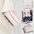 thumbnail image 1 of Crossbody Wallet Case for iPhone 14, PU Leather Zipper Wallet Detachable Magnetic Phone Case, Shockproof Protective Cover with pocket Credit Card Slots,with RFID Blocking Card Holder,White, 1 of 10