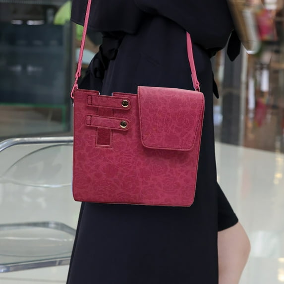 Crossbody Water Bottle Bag - Portable Tumbler Cup Holder Purse with Phone Pocket & Adjustable Strap - Hands-Free Water Bottle Carrier for Outdoor, Hiking, Work & Travel