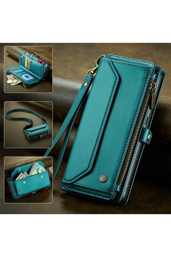 Crossbody Zipper Leather Card Wallet Bag Case for Sasmung Galaxy A53 A72 A52 A32 A12 A52S A22S A33 A23 A13 A 52 53 5G Flip Cover