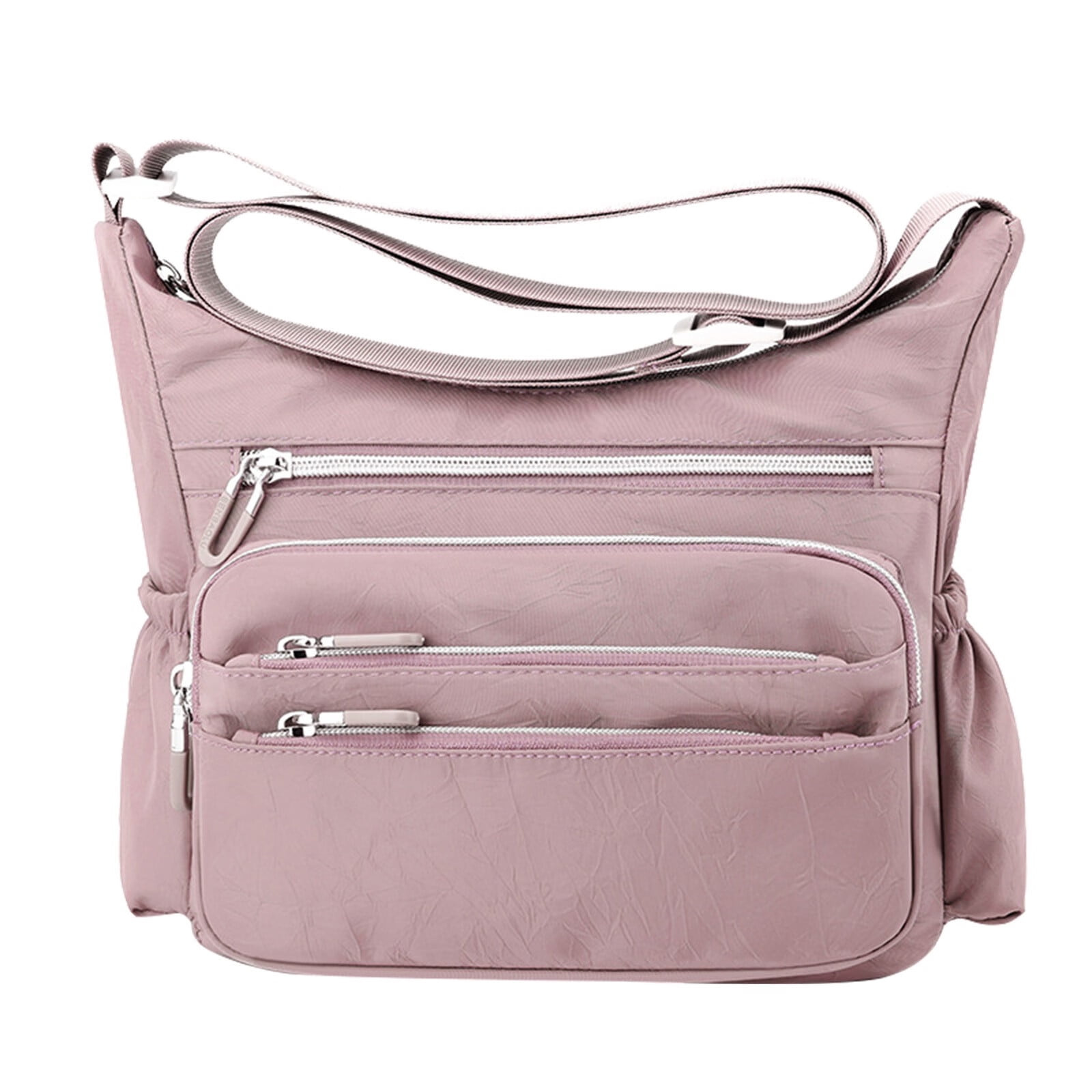 Crossbody bag for Women Womens Multi Pocket Casual Crossbody Bag Ladies Waterproof Shoulder Messenger Bag Handbag for Daily Use Travel Pink 1 Walmart