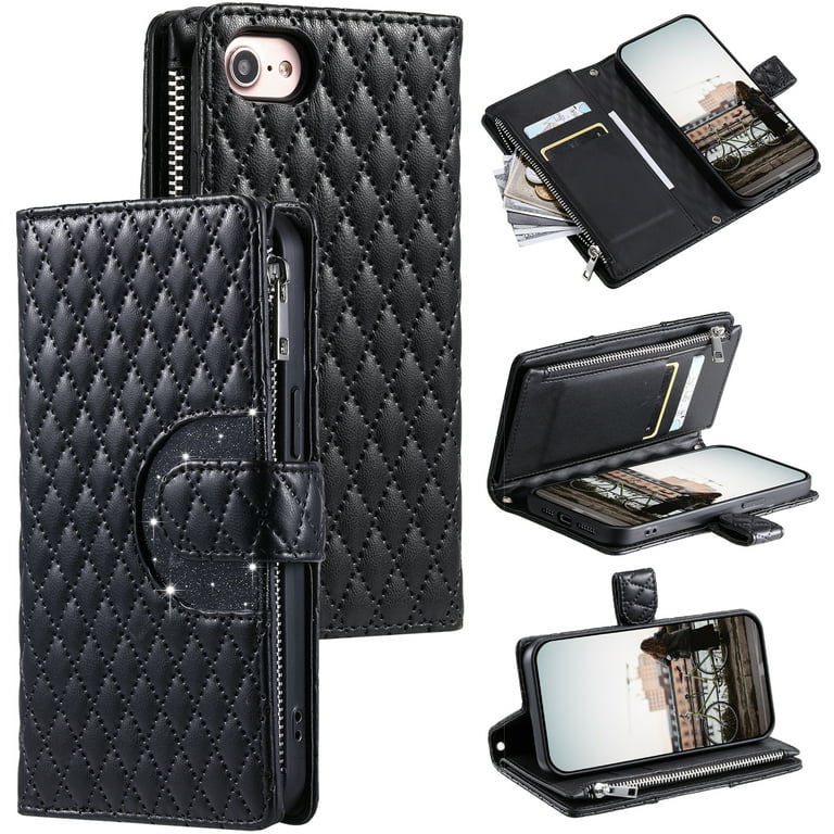 Wrist Strap Iphone Se 2020 Wallet Case Leather Apple IPhone SE