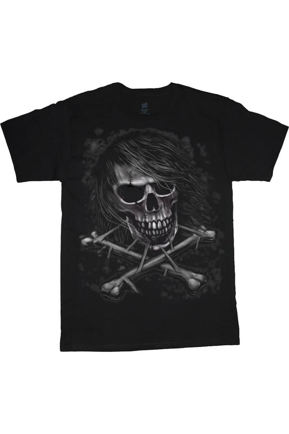 Crossbones Skull T-shirt Mens Graphic Tees