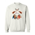 thumbnail image 1 of Crossed Arrows And Feathers. Sweatshirt Women -Image by Shutterstock, Female 3X-Large, 1 of 4