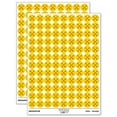 thumbnail image 1 of Crossed Arrows 200+ Round Stickers - Yellow - Gloss Finish - 0.50" Size, 1 of 3