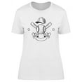 thumbnail image 1 of Crossed Baseball Bats And Ball T-Shirt Women -Image by Shutterstock, Female Small, 1 of 2