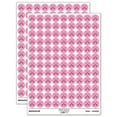 thumbnail image 1 of Crossed Fencing Swords Foil 200+ Round Stickers - Light Pink - Gloss Finish - 0.50" Size, 1 of 3