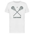 thumbnail image 1 of Crossed Lacrosse Stick And  T-Shirt Men -Image by Shutterstock, Male Large, 1 of 2