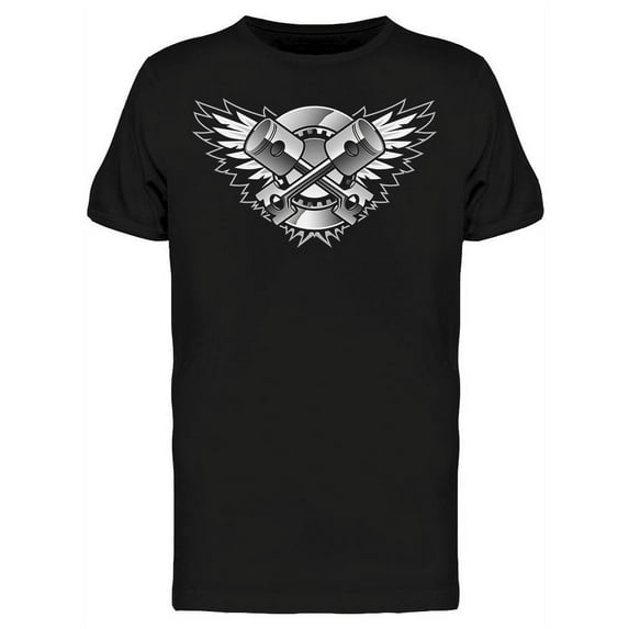 Crossed Pistons And Wings T-Shirt Men -Image by Shutterstock, Male Small