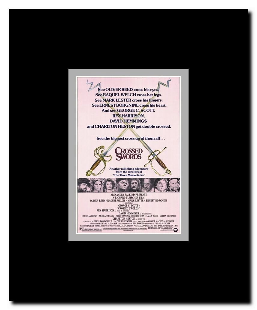 Crossed Swords Framed Movie Poster