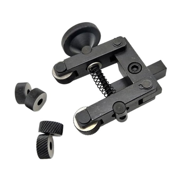 Crosses Knurling Tool For Mini Lathes 10 35mm Auto Centering Hardened Wheel