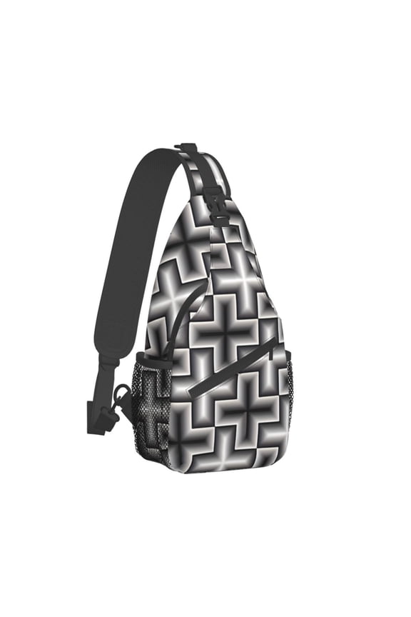 Crosses Of Minimal Geometric Crossbody Chest Bags Cross Crucifixion Pockets Travel Pack Messenger Sports Teens Shoulder Bag