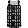 thumbnail image 1 of Crosses Pattern All Over Adult Tank Top - 2X-Large, 1 of 2