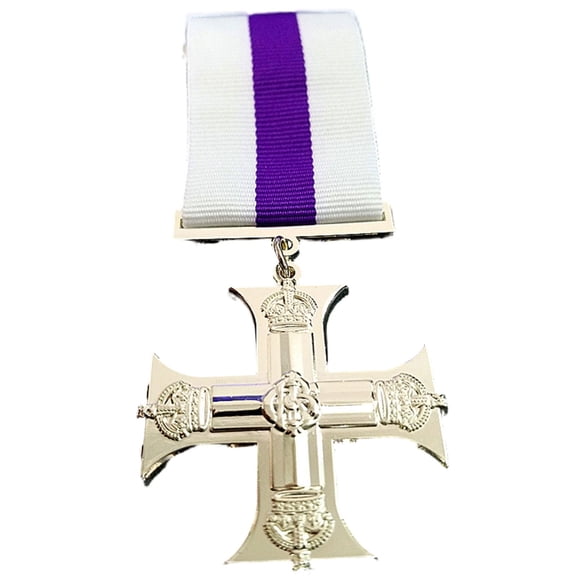 Crosses Medals Badge Brooch Pin with Ribbon Hanging Charm for Fashion Enthusiasts Religious Award Medals Prize Gift