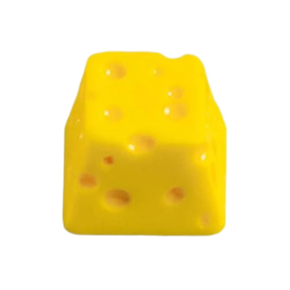 Crosses Stem Compatible Cheese Themed Resins Keycap Fun Addition To Mechanical Keyboards