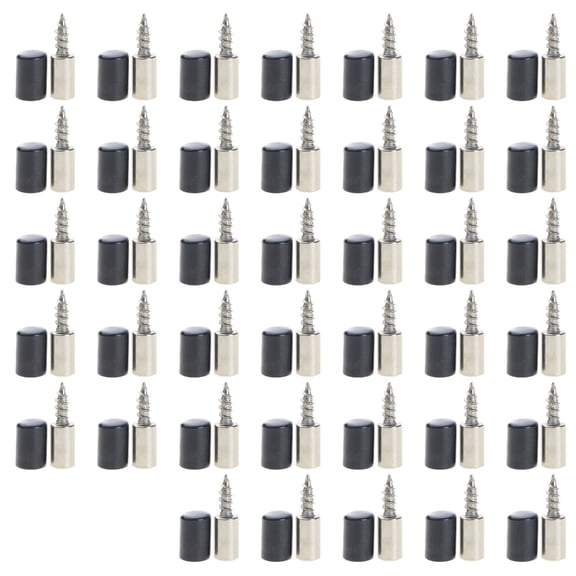 Crosses Tapping Screw with Rubber Sleeve Laminate Support Hardware Wardrobe Cabinet Glass Hard Nonslip Partition Nail