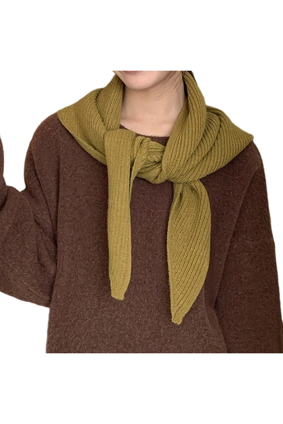 Crosses Weave Design Scarf Acrylic Fabric All Day Comfort Winter Accessory For Unisex Family Matching