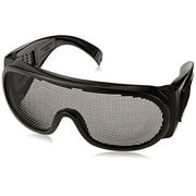 Safety Glasses, OTG Black Wire Mesh Lens, 12PK 19218