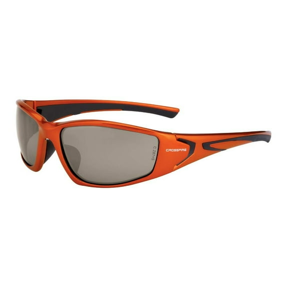 Crossfire 23125 RPG Safety Glasses HD Dimi-Copper Flash Mirror Lens- Burnt Orange Frame