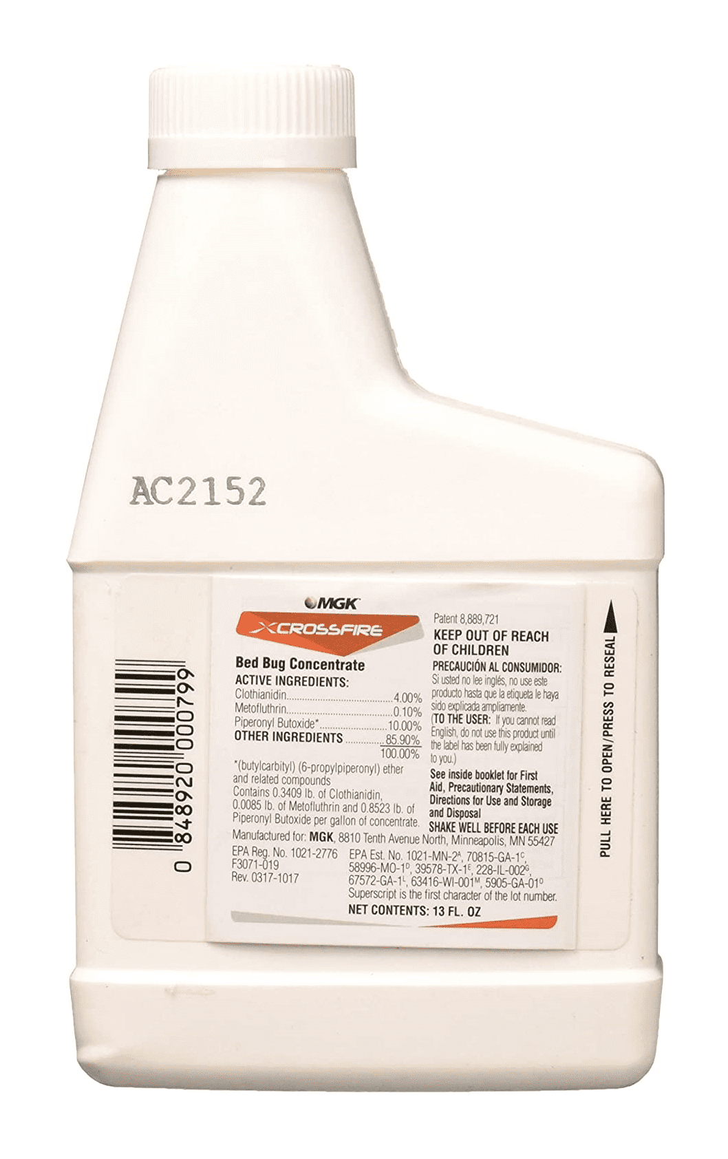 Crossfire Bed Bug Concentrate 13oz