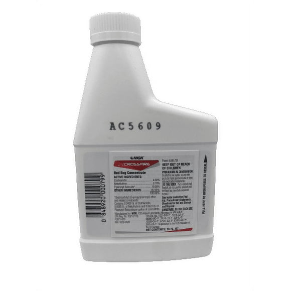 Crossfire Bed Bug Killer Concentrate Insecticide 13 oz, Clear MGK 1852