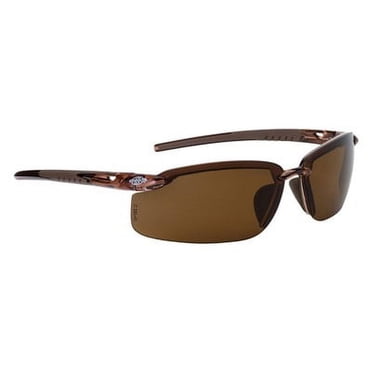 Crossfire ES5 Polarized Smoke Reader Glasses – Crystal Black Frame, Classic Style