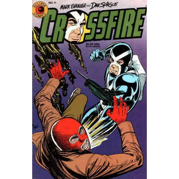 Crossfire (Eclipse) #11 VF ; Eclipse Comic Book