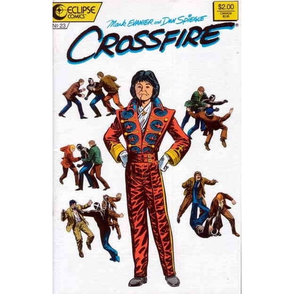 Crossfire (Eclipse) #23 VF ; Eclipse Comic Book