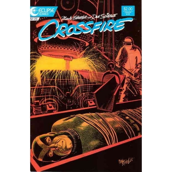 Crossfire (Eclipse) #25 VF ; Eclipse Comic Book