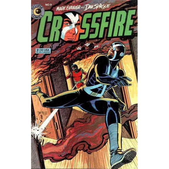 Crossfire (Eclipse) #9 VF ; Eclipse Comic Book