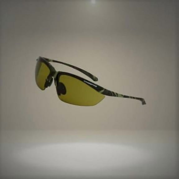 Crossfire Eyewear 91721 Sniper Safety Glasses with Military Camo Frame and Green