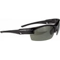 Crossfire Firestreak Safety Glass, Shiny Black Frame, Smoke Lens