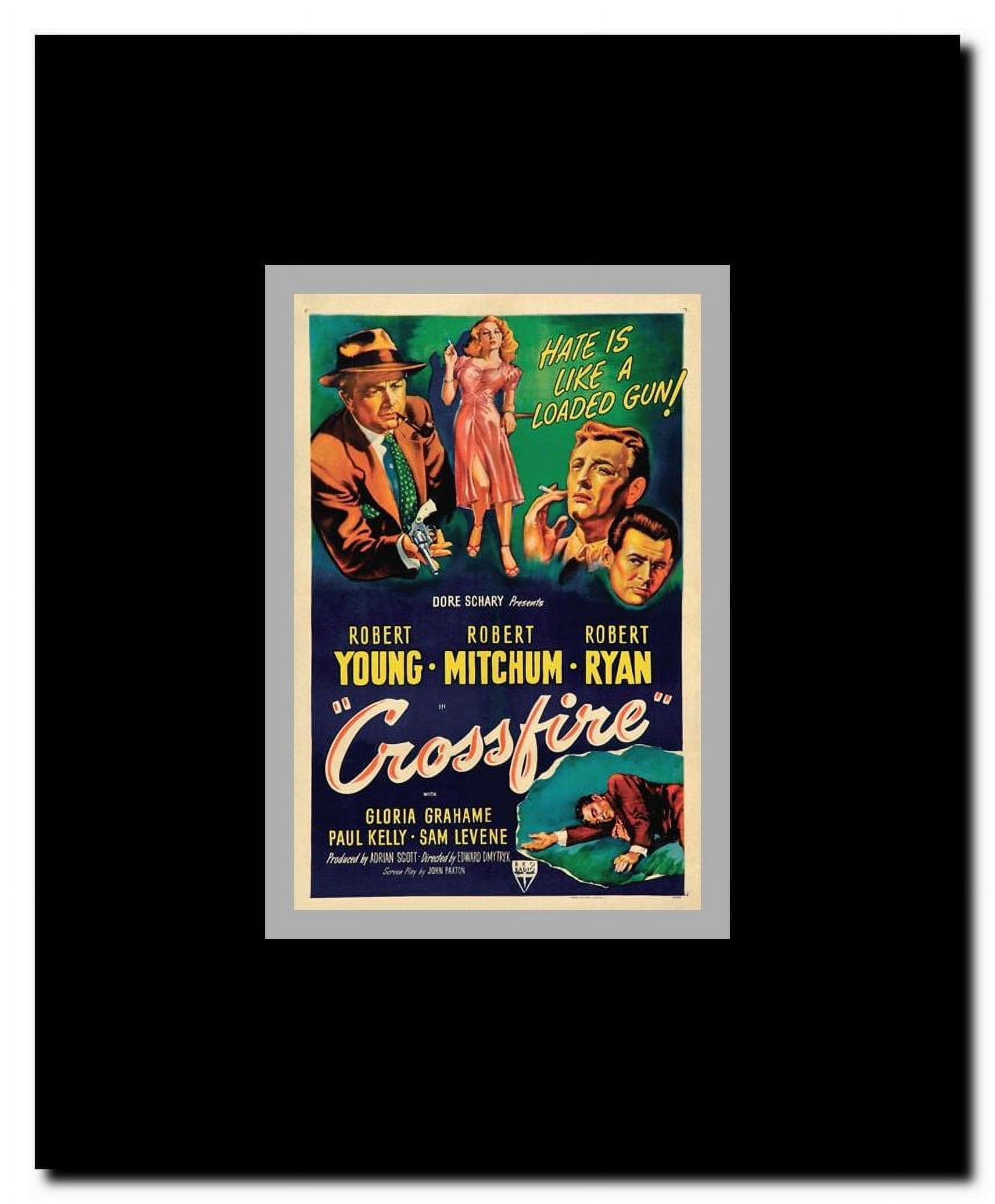 Crossfire Framed Movie Poster