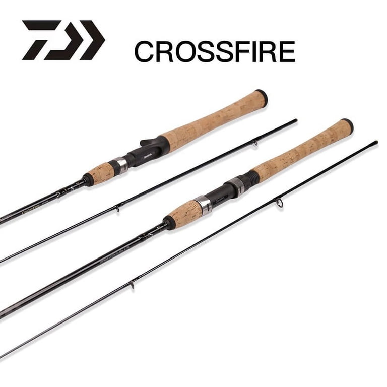 Daiwa Crossfire 7' Med Fast Spinning Fishing Pole, 1pc, 1/8-3/4oz
