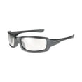 thumbnail image 1 of M6A, Safety Glasses, Anti-Scratch, Light Gray Lens, Gray Frame, Full-Frame 201615, 1 of 7