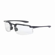 ES4, Safety Glasses, Anti-Scratch, Clear Lens, Gray Frame, Half-Frame 2164