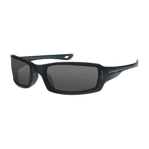 M6A, Safety Glasses, Anti-Scratch, Gray Lens, Black Frame, Full-Frame 20291