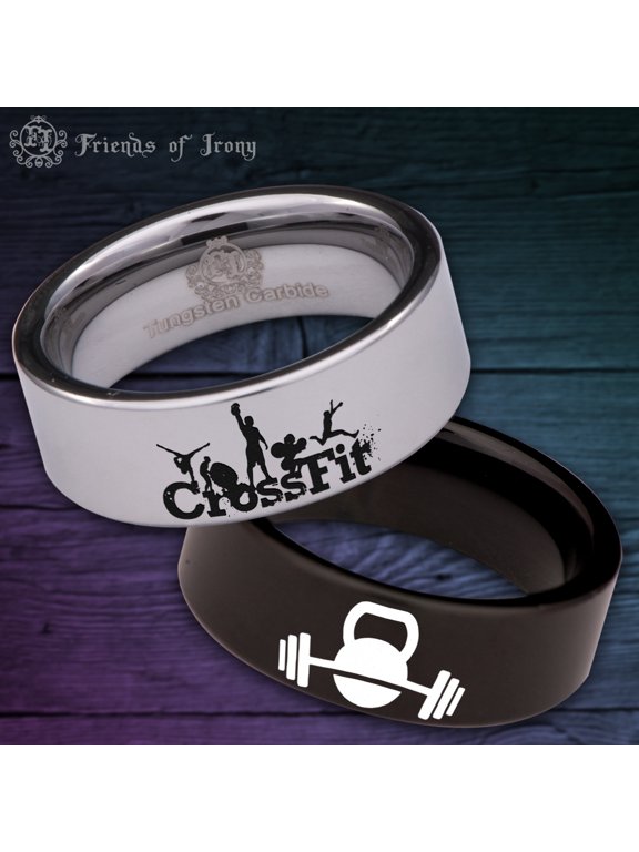 Crossfit Tungsten Carbide Ring
