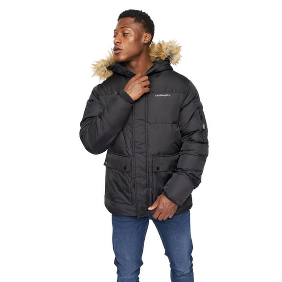 Crosshatch Mens Bentlays Hooded Jacket