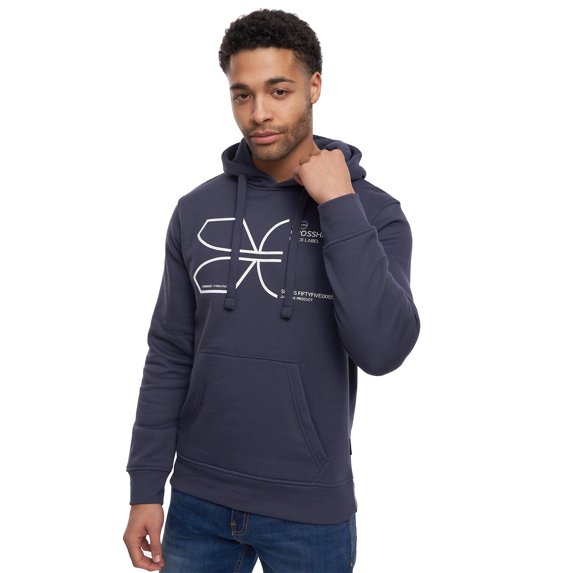 Crosshatch Mens Cutups Hoodie