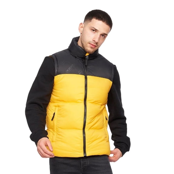 Crosshatch Mens Demerley Contrast Panel Vest