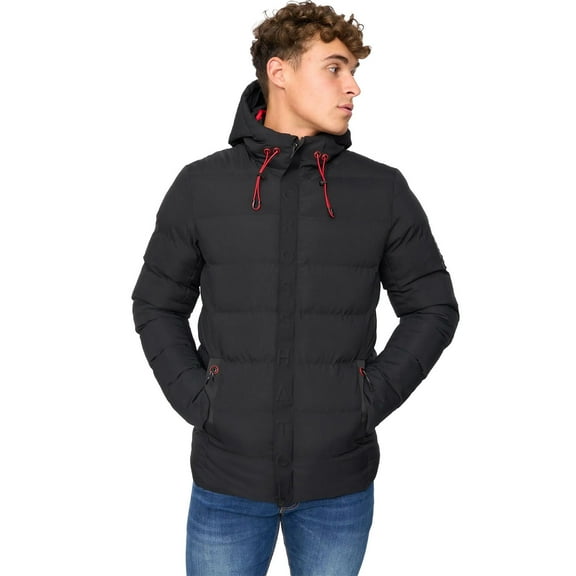 Crosshatch Mens Kampleys Embossed Padded Jacket