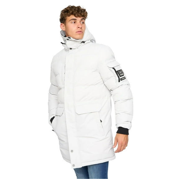 Crosshatch Mens Milwaka Long Padded Jacket