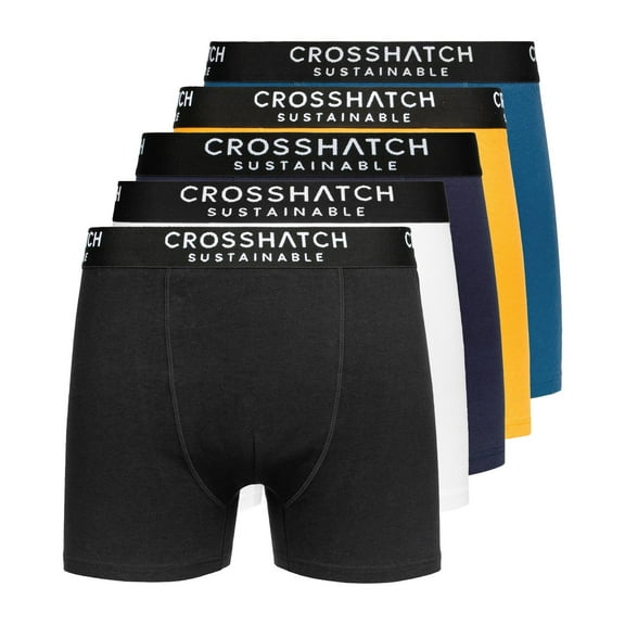 Crosshatch Mens Orlander Boxer Shorts (Pack of 5)